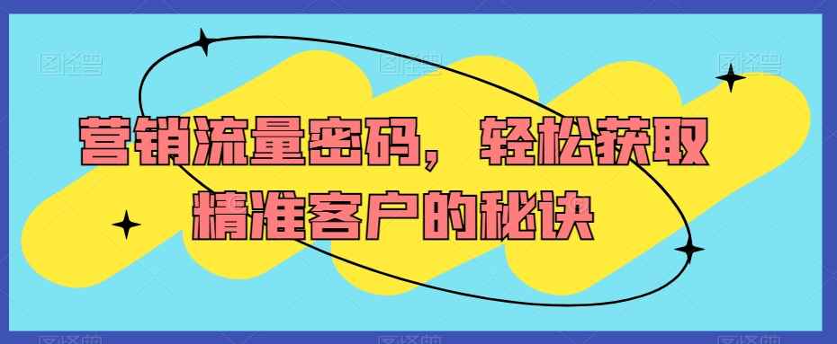 营销流量密码,轻松获取精准客户的秘诀