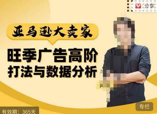阿甘·亚马逊大卖家广告高阶打法与数据分析,走出传统广告误区;揭秘大卖惯用打法;数据驱动广告决策