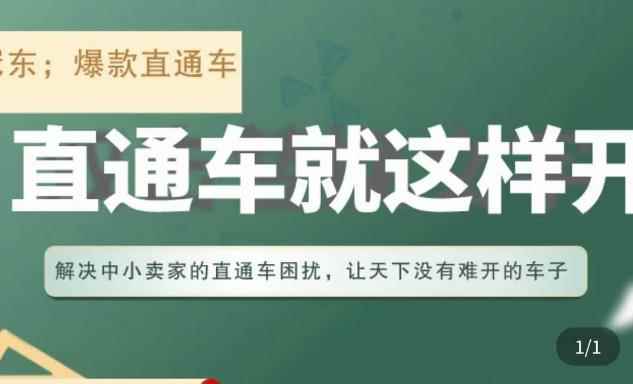 冠东·淘系直通车保姆级教程,全面讲解直通车就那么简单