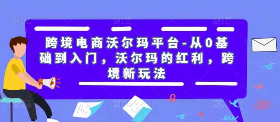 跨境电商沃尔玛平台-从0基础到入门,沃尔玛的红利,跨境新玩法