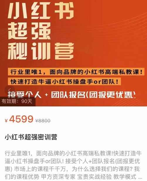 小红书超强密训营，爆文制造技巧，低预算高roi投放技巧，内容营销思维