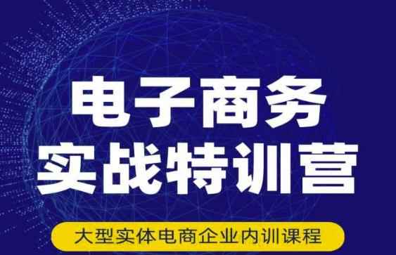 民赛电气内部出品:电子商务实战特训营,全方位带你入门电商,308种方式玩转电商