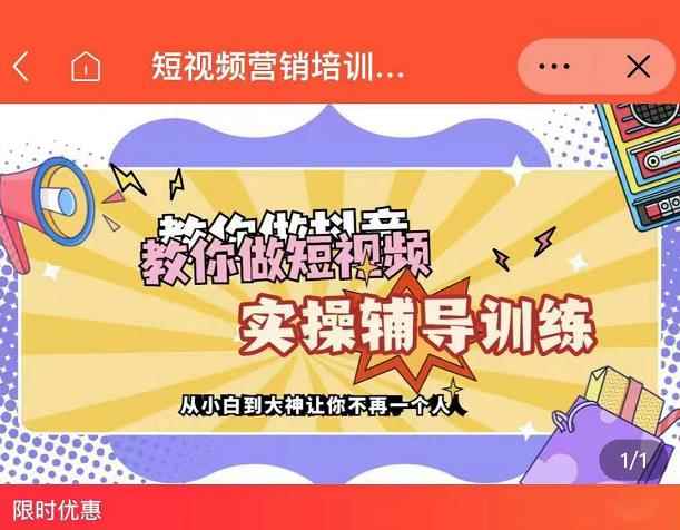 蕊总很忙·短视频营销培训实操课教你快速入门，教你做抖音短视频