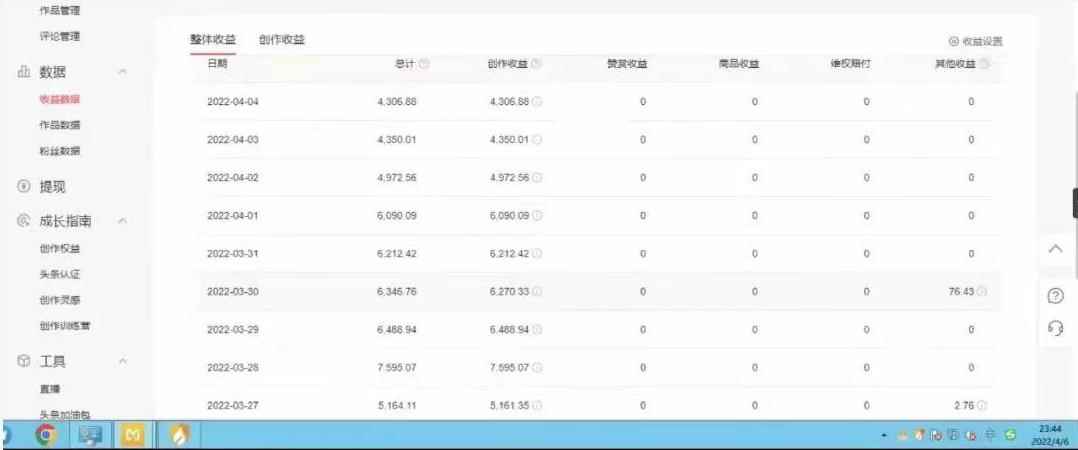 直接丢软件，不用写文案，收益4位数头条中视频的冷门领域