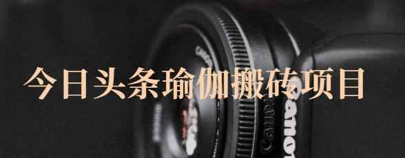 猎人社区·今日头条瑜伽搬砖项目,单号一天几十收入,可以批量操作!