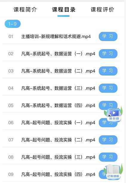 凡高直播带货入门课:直播带货常见问题、起号与投流、新规后的主播话术调整