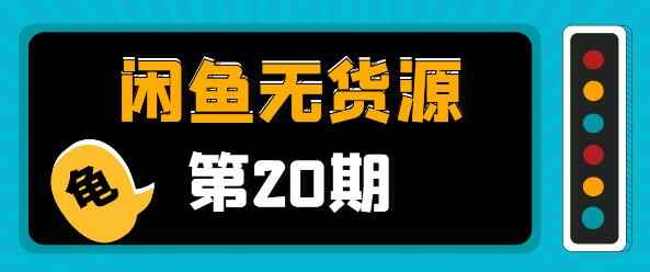 龟课·闲鱼无货源电商课程第20期:闲鱼项目操盘手带你从0到月入20万+