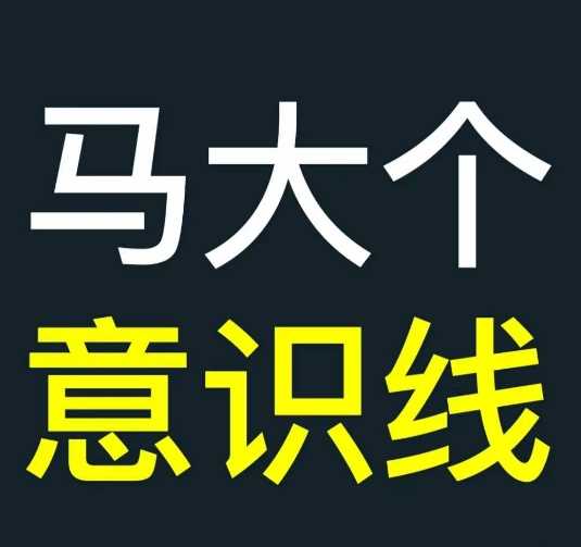 马大个意识线,一门改变人生意识的课程,讲解什么是能力线什么是意识线