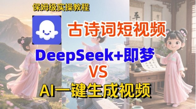 Coze扣子智能体工作流一键生成古诗词短视频,保姆级搭建教学