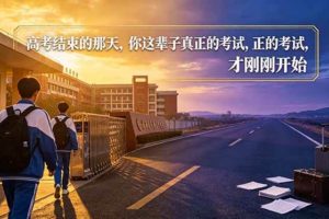 （18968期）付费文章：高考结束的那天，你这辈子真正的考试，才刚刚开始