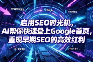 启用SEO时光机,AI帮你快速登上Google首页,重现早期SEO的高效红利【原创双语字幕】